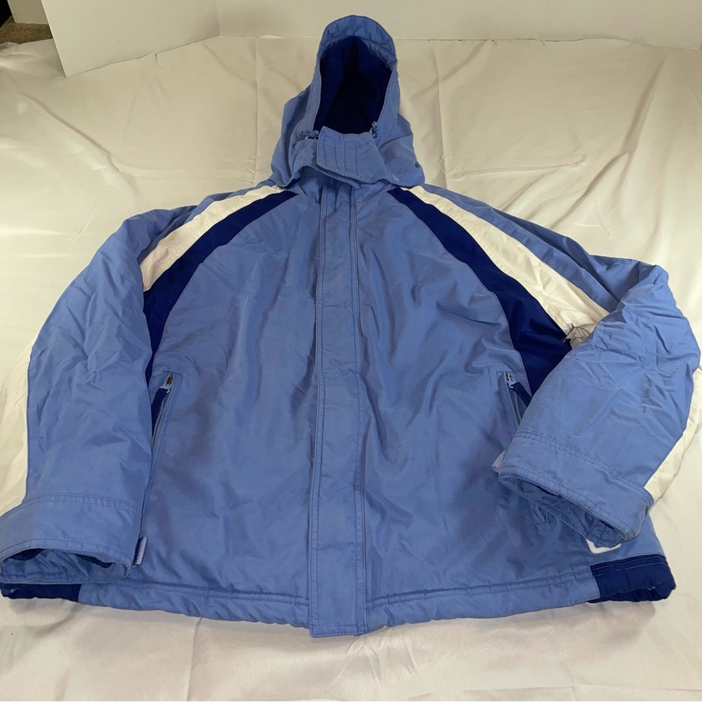American Eagle Outfitters Light‎ Blue and White Ski Jacket